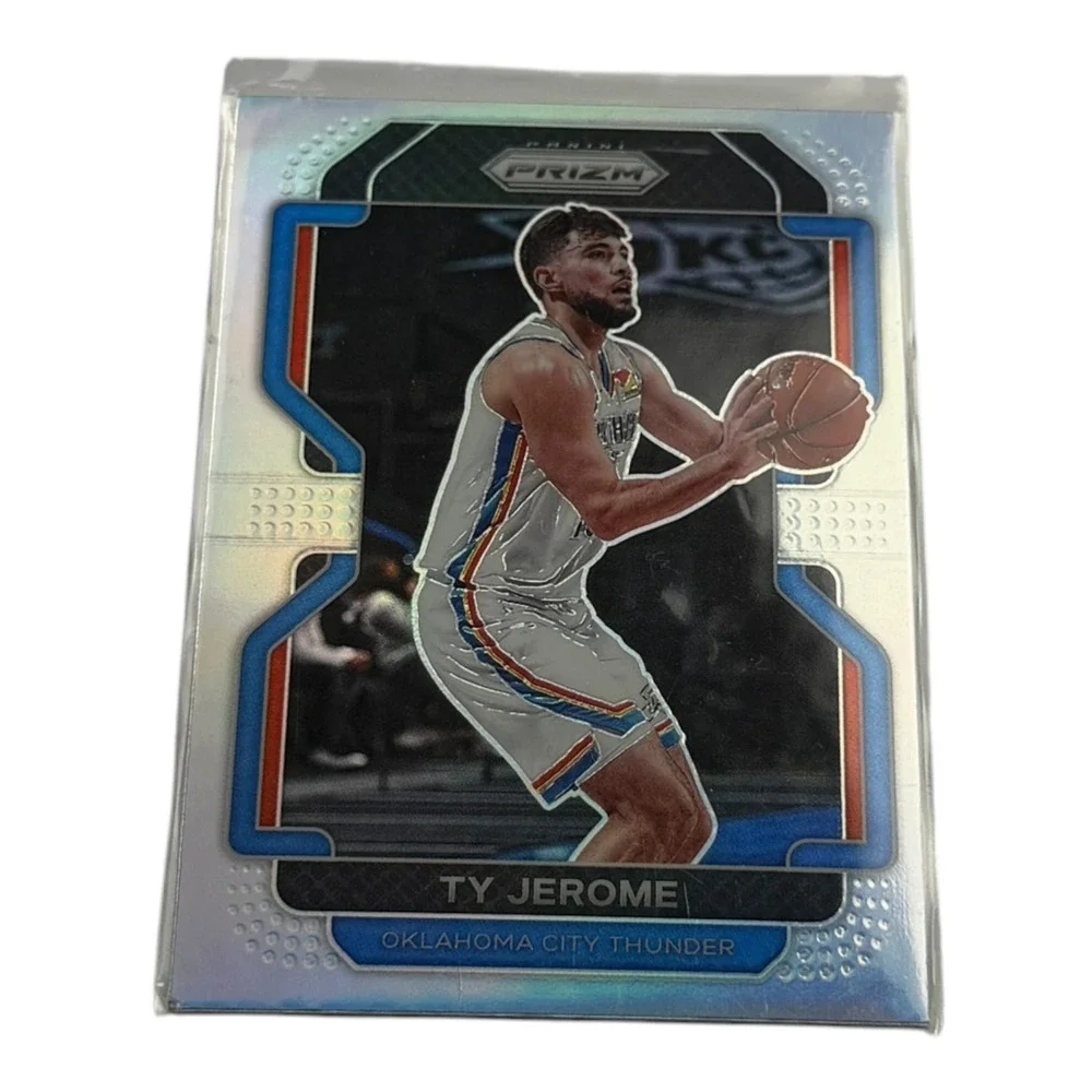 2021-22 Panini Prizm Ty Jerome Silver Prizm Oklahoma City Thunder Card 214